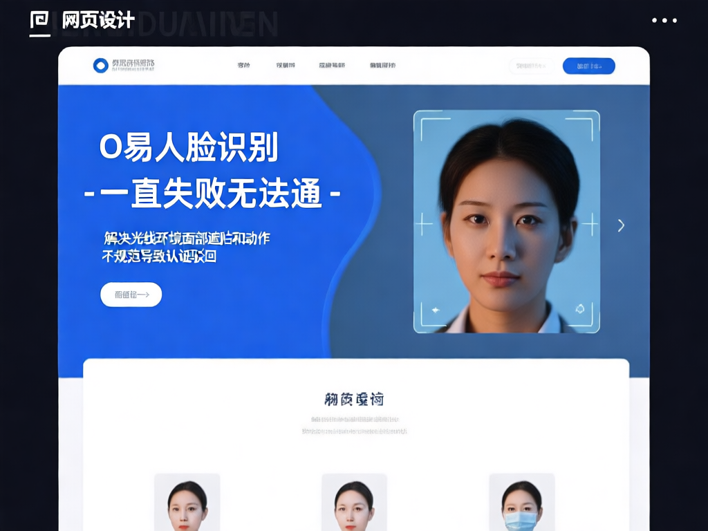 O易人脸识别认证流程示意图